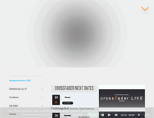 Tablet Screenshot of crossfader.org