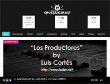 Tablet Screenshot of crossfader.net
